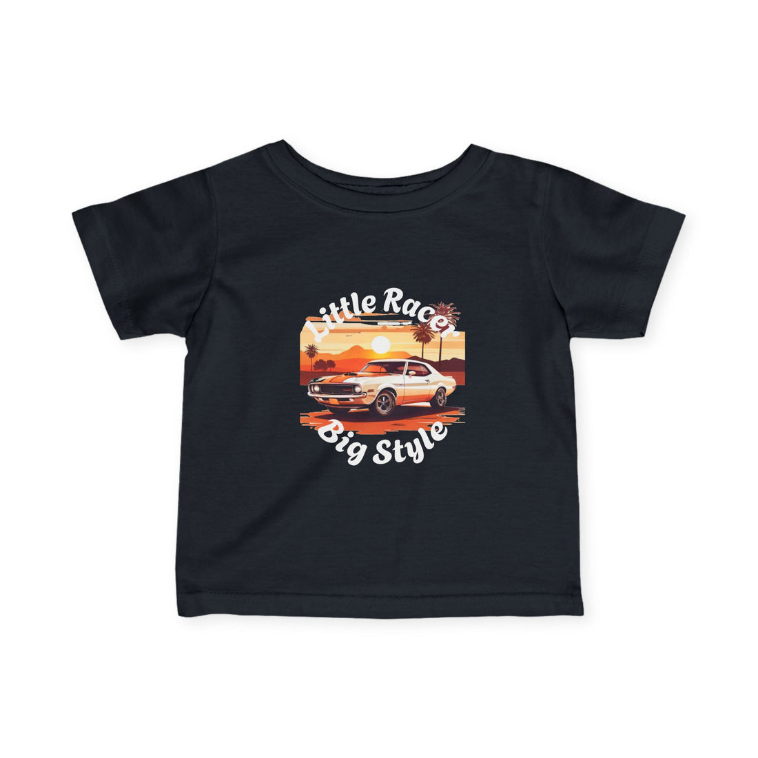 Retro Sunset Muscle Car - Kids T-Shirt
