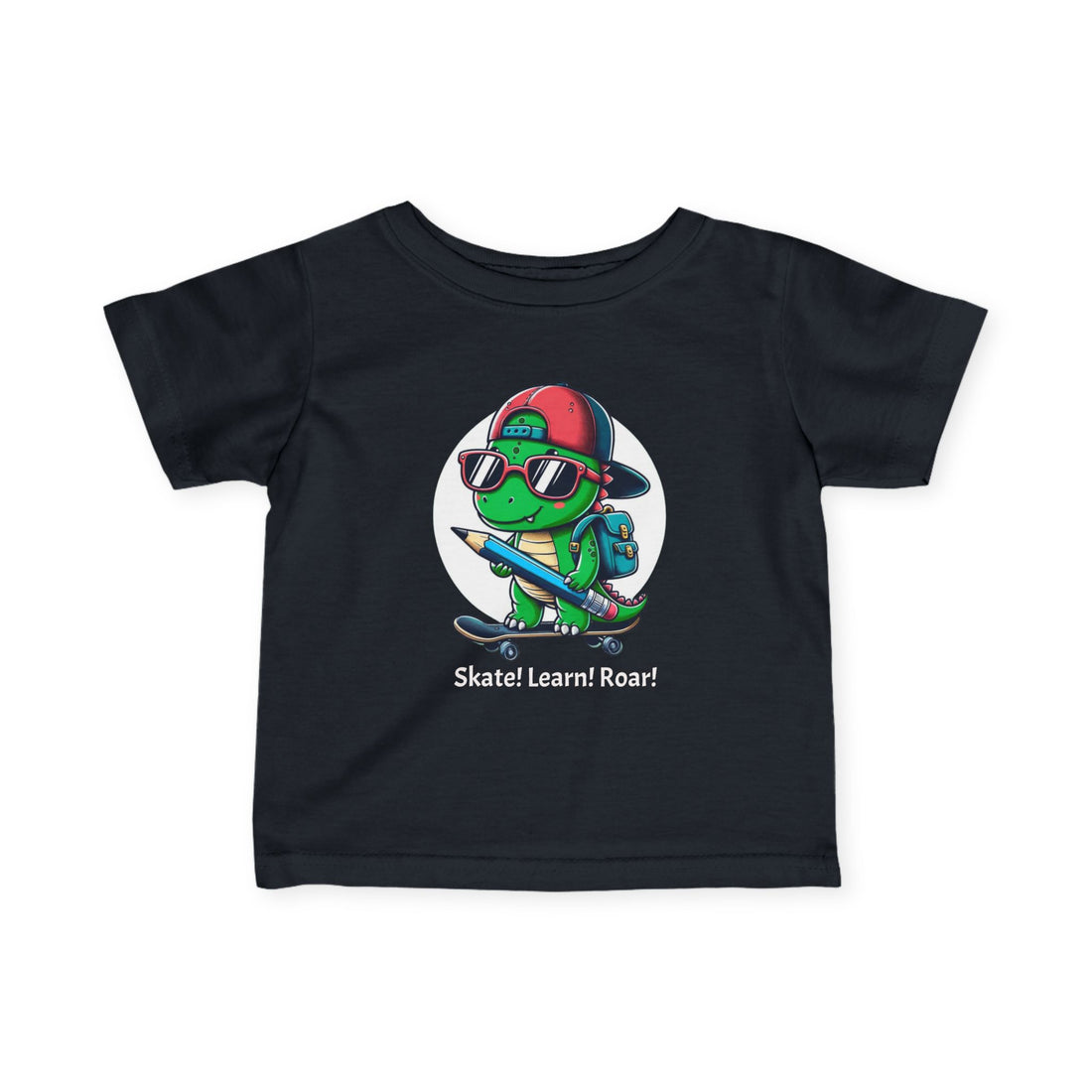 Cool Skateboard Dino - Kids T-Shirt