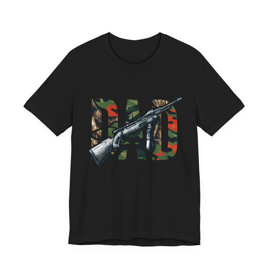 Dad Camo Rifle - Dads T-Shirt