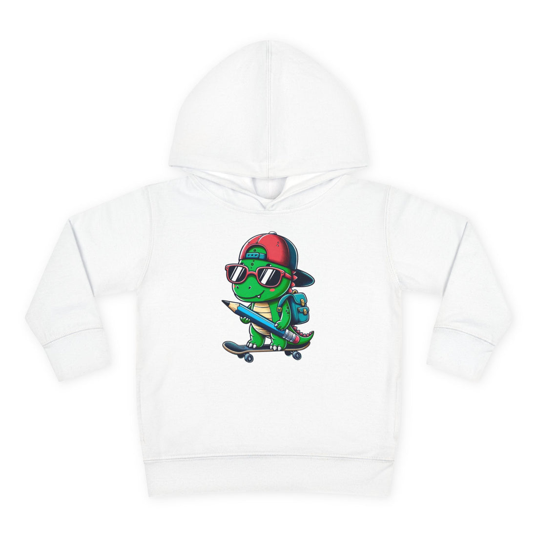 Cool Dino with Pencil - Kids Hoodie