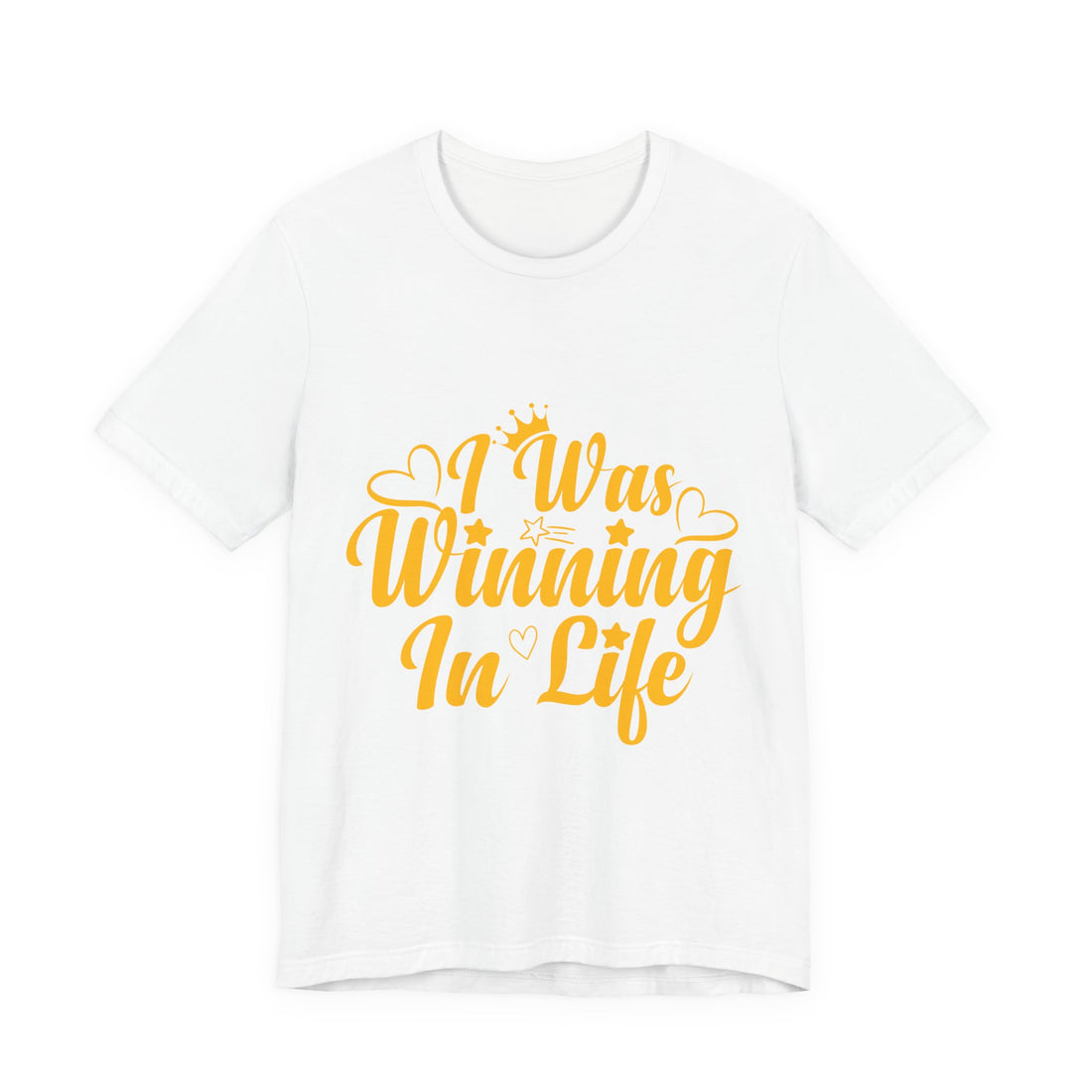 Winning In Life... Or Maybe Not (White) - T-Shirt Set